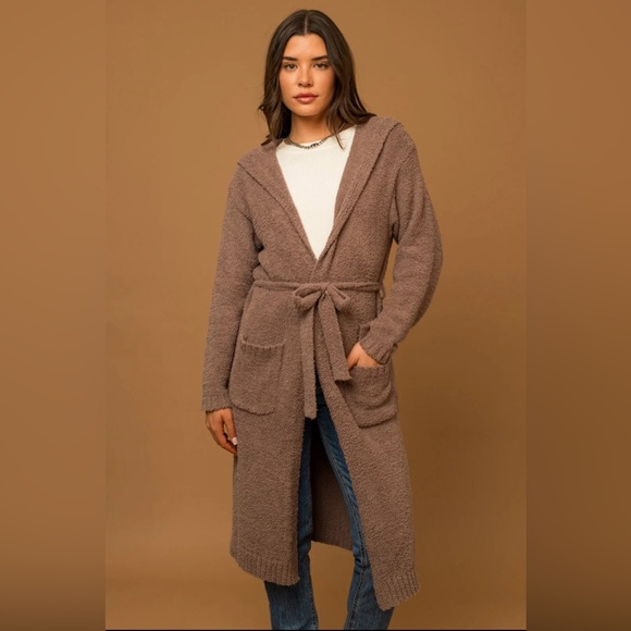 Sweaters - NEW Warm & Fuzzy Super Soft Belted Cardigan